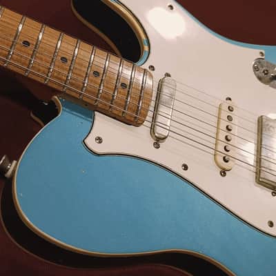 Franchin Mars Nashville HSS - Racing Stripe / Lake Placid Blue image 8