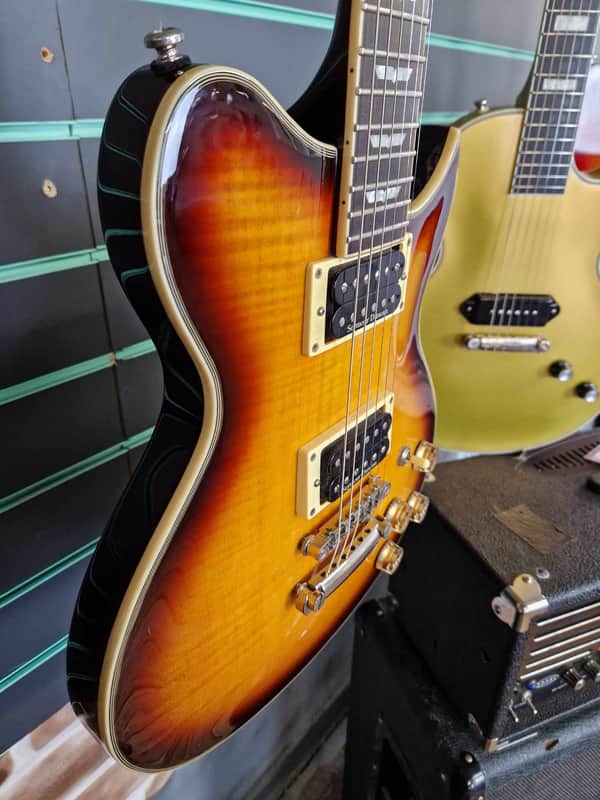 Washburn WI66 PROF Flame Tobacco Burst 2008 Electric Guitar | Reverb