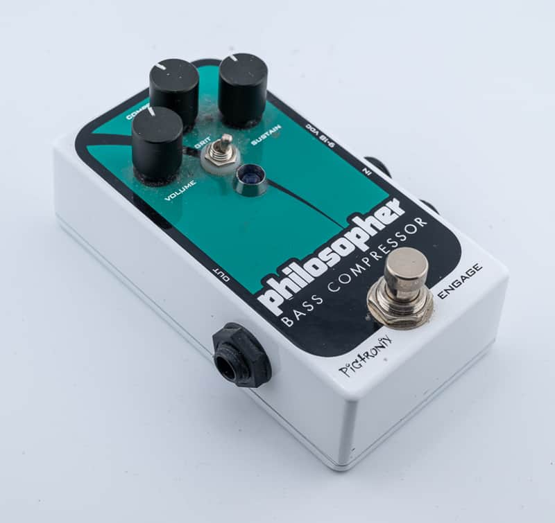 Pigtronix Philosopher Bass Compressor 2010s - Teal image 1
