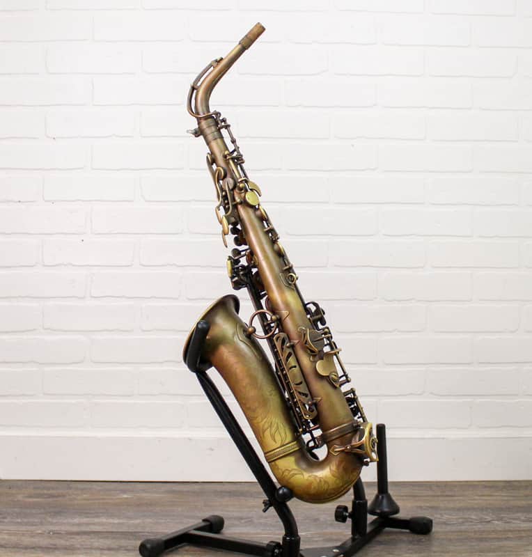JL Woodwinds Artist Edition New York Signature Professional Alto Saxophone w/ Crossrock Case & Syos Steady Mouthpiece image 1