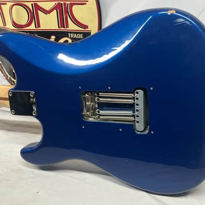 Fender Standard Stratocaster Strat Electric Guitar MIM - Made in Mexico - Electron Blue image 11