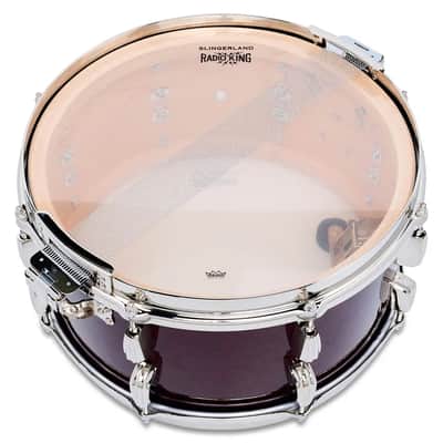 Slingerland Radio King Solid Maple Snare Drum 14x7 Maroon Glass image 6