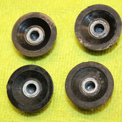 Vintage Original 1965 Fender Blackface Amp Control Knobs - Lot of 4 - image 3