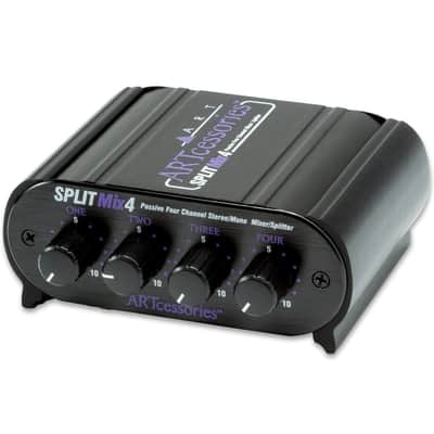 ART SPLITMIX4 Passive Four channel Stereo / Mono Mixer / Splitter image 1