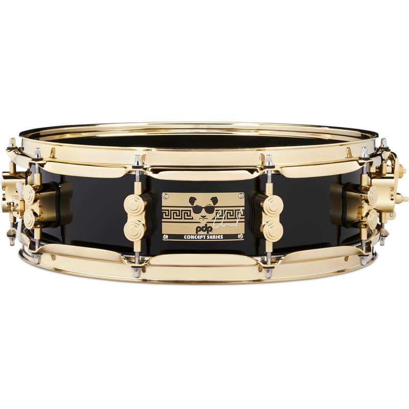PDP Eric Hernandez 4x14 Signature 6 Ply Maple Snare Drum - Piano Black Lacquer image 1