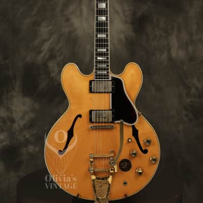 RARE original 1961 Gibson ES-355 TDN Natural/BLONDE image 2