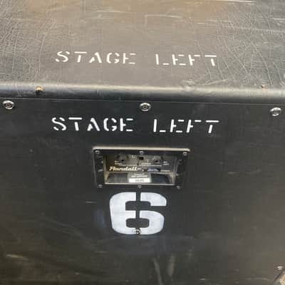 Randall - Phil Collen's Def Leppard, RS412XL 4x12 Cabinet (DL #1006) "Stage Left 6" Authenticated! 1990s - Black image 2