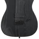 ESP LTD TE-1007B 7-string Baritone Electric Guitar - Black Blast