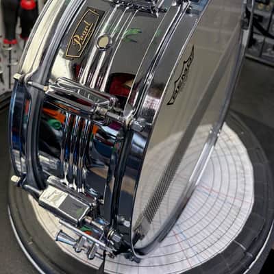 Vintage Pearl 70s Jupiter 5x14 Chrome over Brass Snare Drum image 14