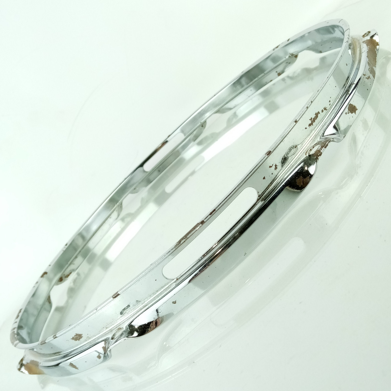 Ludwig 14"Acrolite 8Lug Snare Drum Resonant 1.6mm Rim/Hoop Chrome Vintage 70s *F — main photograph