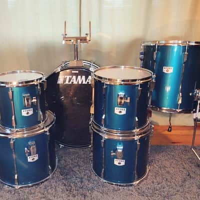 Tama Rockstar DX 6-Piece Drum Set in Ocean Blue. image 3