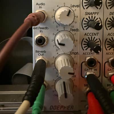 Doepfer A-199 SPRV Spring Reverb 2010s - Silver (with angled tank cables) image 1