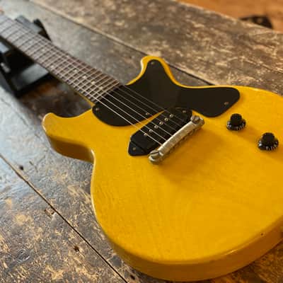 Gibson Custom Shop 1958 Historic Reissue Les Paul Junior Double Cut TV Yellow 2001 w/ OHSC image 7