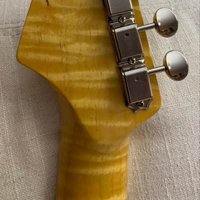 Warmoth Fender Stratocaster 3A Flame Maple Neck image 7