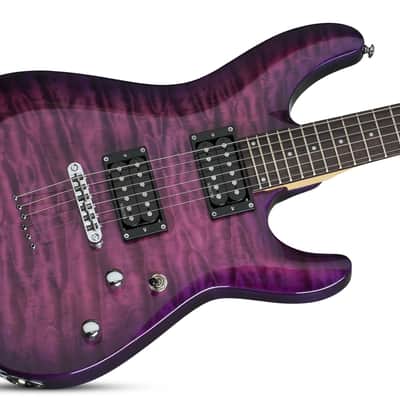 Schecter C-6 Plus Electric Magenta image 2