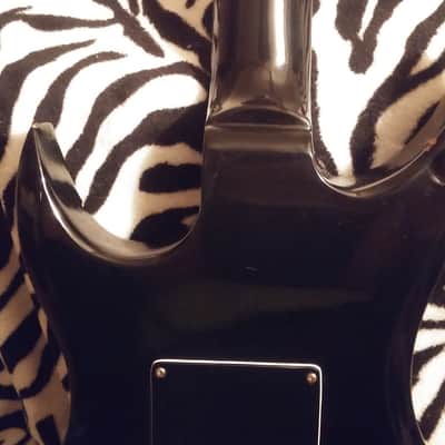 Vintage Hondo Deluxe Series 785 B.C. Rich Bitch 1983 Black MIJ image 15