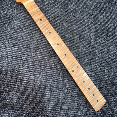 Warmoth AAAAA Roasted Flame Maple Neck image 1