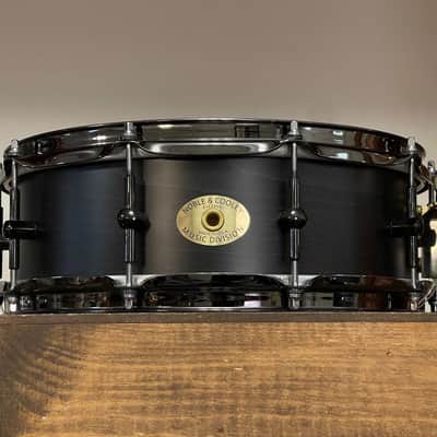 2015 Noble & Cooley 14" SS Classic Beech Solid Shell 5"x14 Snare Drum Transparent Black image 13