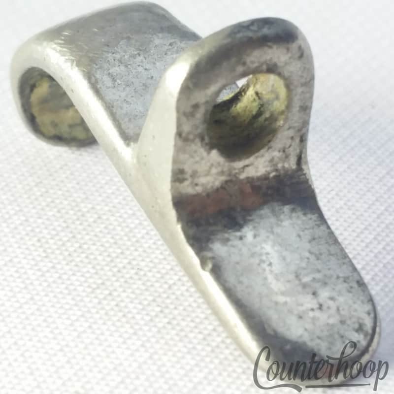 Early American Snare Drum Tension T-Rod Claw Nickel Wood Hoop/Rim Tensioner Clip image 1