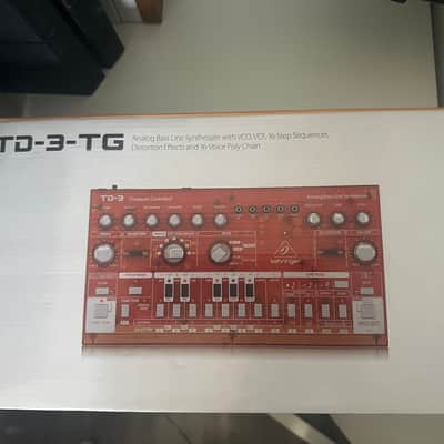 Behringer TD-3 Analog Bass Line Synthesizer 2019 - Present - Transparent Orange image 2