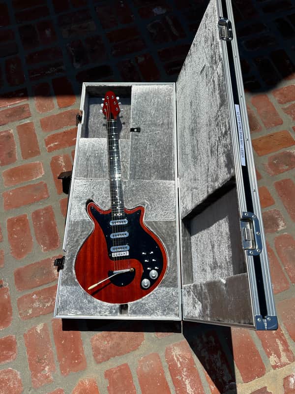 K’s Guitar Works Brian May Red Special 2007 - Red image 1