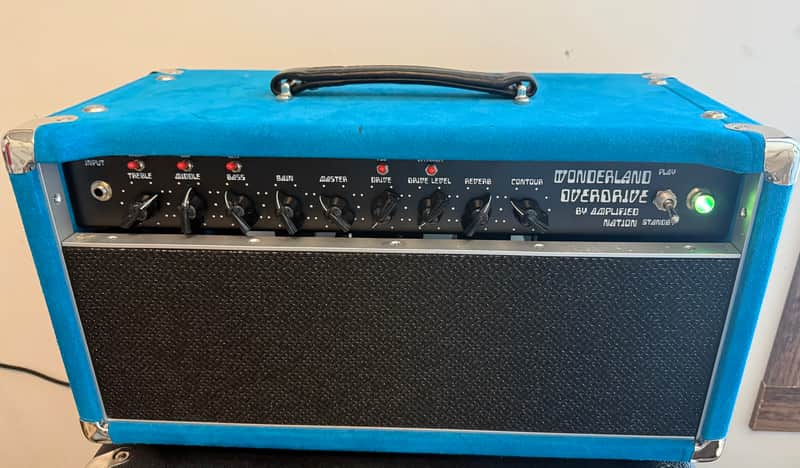 Amplified Nation Wonderland Overdrive v2 - Turquoise Suede image 1