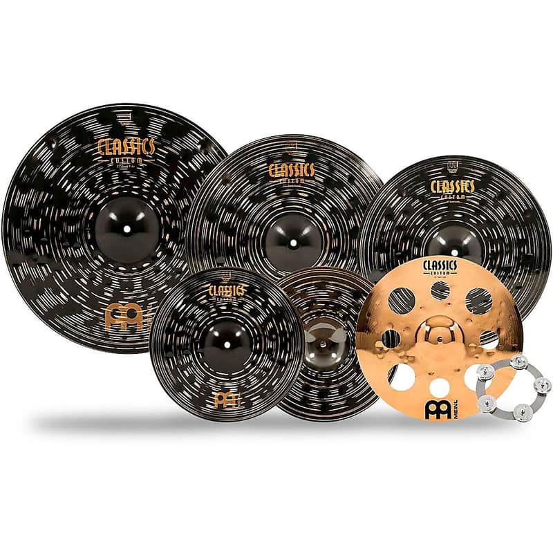 Meinl CCD5802 Classics Custom Dark Double Bonus 15/16/18/20/22" Cymbal Pack image 1