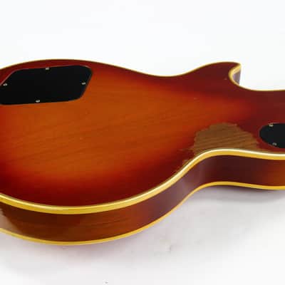 1973 Gibson Les Paul Custom Cherry Sunburst Vintage LP w Original Case Patent Sticker Humbuckers image 18