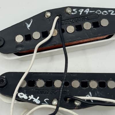 Fender USA Highway One Single Coil Stratocaster 016730 Pickup Set of 3 2000’s - White image 5