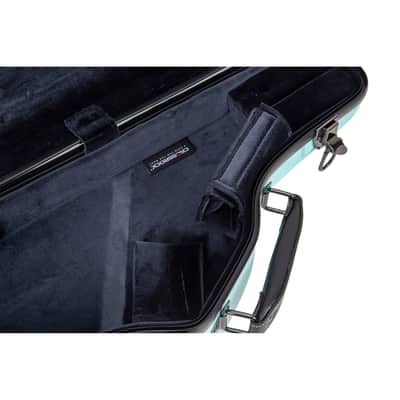 Crossrock Traveling Alto Saxophone Case-Fiberglass Hardshell, Light Backpackable Ergonomic Sax Case image 4