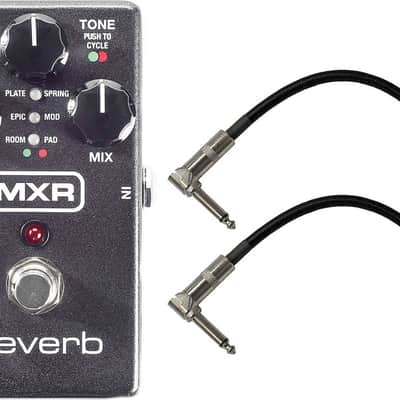 MXR M300 Reverb Pedal w/ 2 Patch Cables image 4