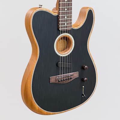 Fender Acoustasonic Player Telecaster Acoustic-Electric Guitar - Brushed Black image 2