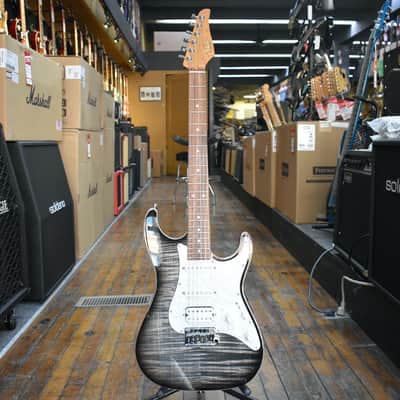 Suhr Standard Plus Electric Guitar Trans Charcoal Burst w/Pau Ferro Fingerboard, Padded Gig Bag image 4