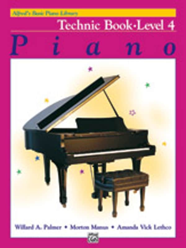 Alfred's Basic Piano Course Technic Book Lv4 image 1