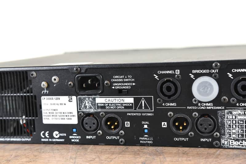 Electro-Voice (EV) CP3000S 2-Channel Power Amplifier CG006PU | Reverb