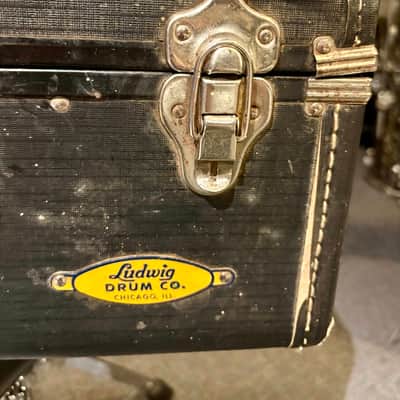 Ludwig Original Vintage Suite Case Snare Drum Case, Yellow/Gold Badge, Keystone Era 1960s! image 2