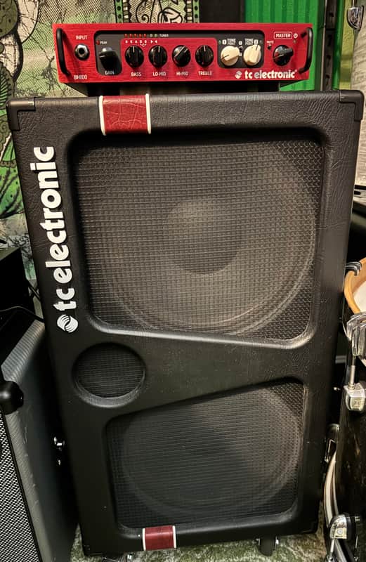 TC Electronic BH800 Bass Head & K212 2x12 Bass Cabinet Rig image 1