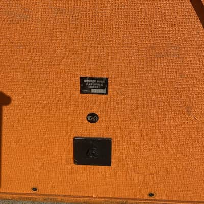 1973 Orange OR 120 Head & Cabinet Half-Stack Original Orange Head & Cab! RARE & Powerful! image 8
