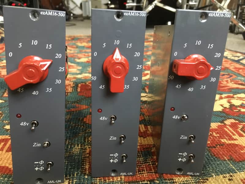 Audio Maintenance Limited AML AM16 500 series mic pre preamp w Carnhill Neve transformers image 1