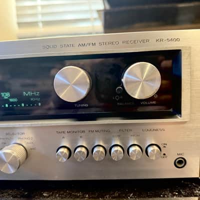 Kenwood KR-5400 AM/FM Vintage Stereo Receiver Cleaned, Tested SEE VIDEO image 3