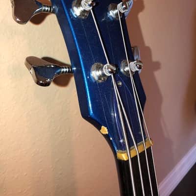 Pedulla MVP 4 Bass 1988 Peacock Blue image 4