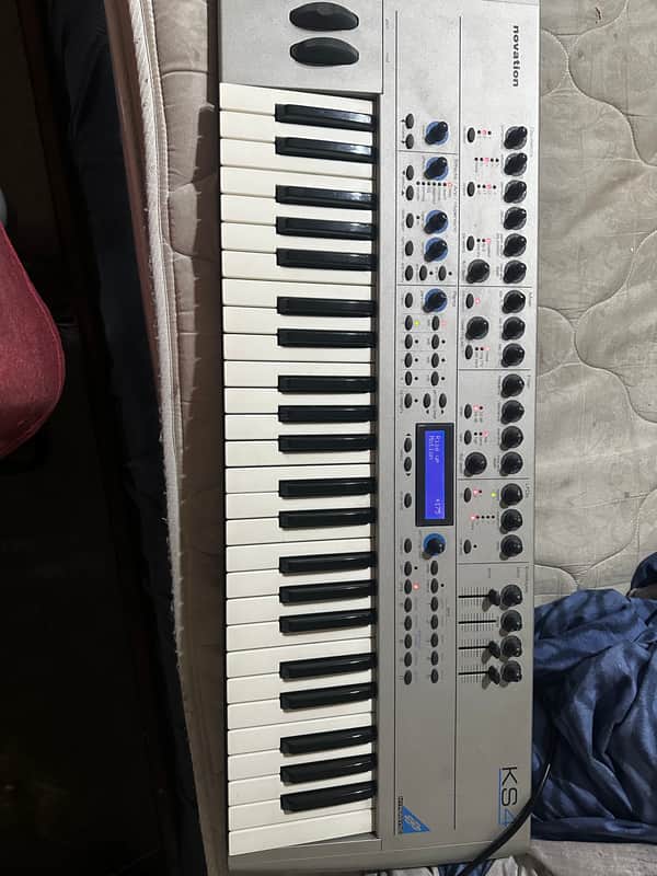 Novation KS4 49-Key 16-Voice Synthesizer 2002 - Silver image 1