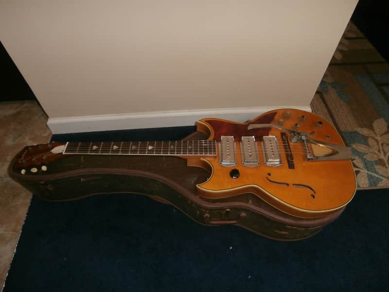 REDUCED! Vintage 1960's Airline Barney Kessel Swingmaster Electric Guitar! Kay, USA! image 1
