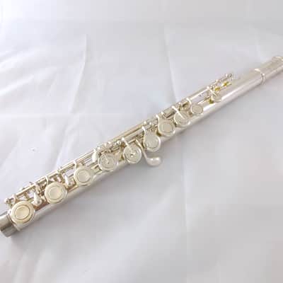 Immagine Recent Sankyo Etude PA flute ST-2 cut solid silver head closed hole - 5