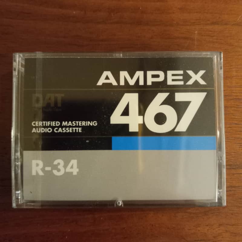 Ampex 467 R-34 by Quantegy Certified Mastering Audio DAT tape sealed image 1