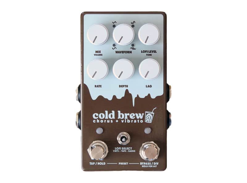Coffee Shop Pedals Cold Brew Chorus + Vibrato Pedal image 1