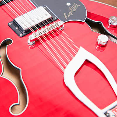 Hagstrom Viking Deluxe 12-String | Wild Cherry image 4
