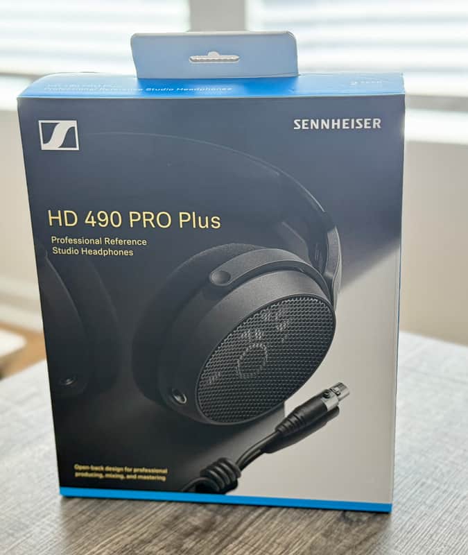 Sennheiser HD 490 Pro Plus Open-Back Studio Headphones 2024 - Present - Black