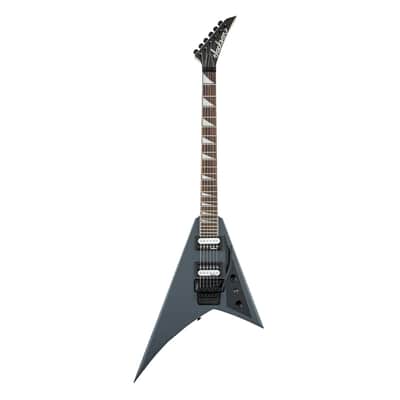 Used Jackson JS Series Rhoads JS32 - Satin Gray w/ Amaranth FB image 2