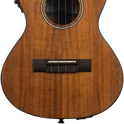 Kala Brand Music Co. Satin Koa Collection, 4-String Ukulele, Natural, Tenor (KA TE) image 3